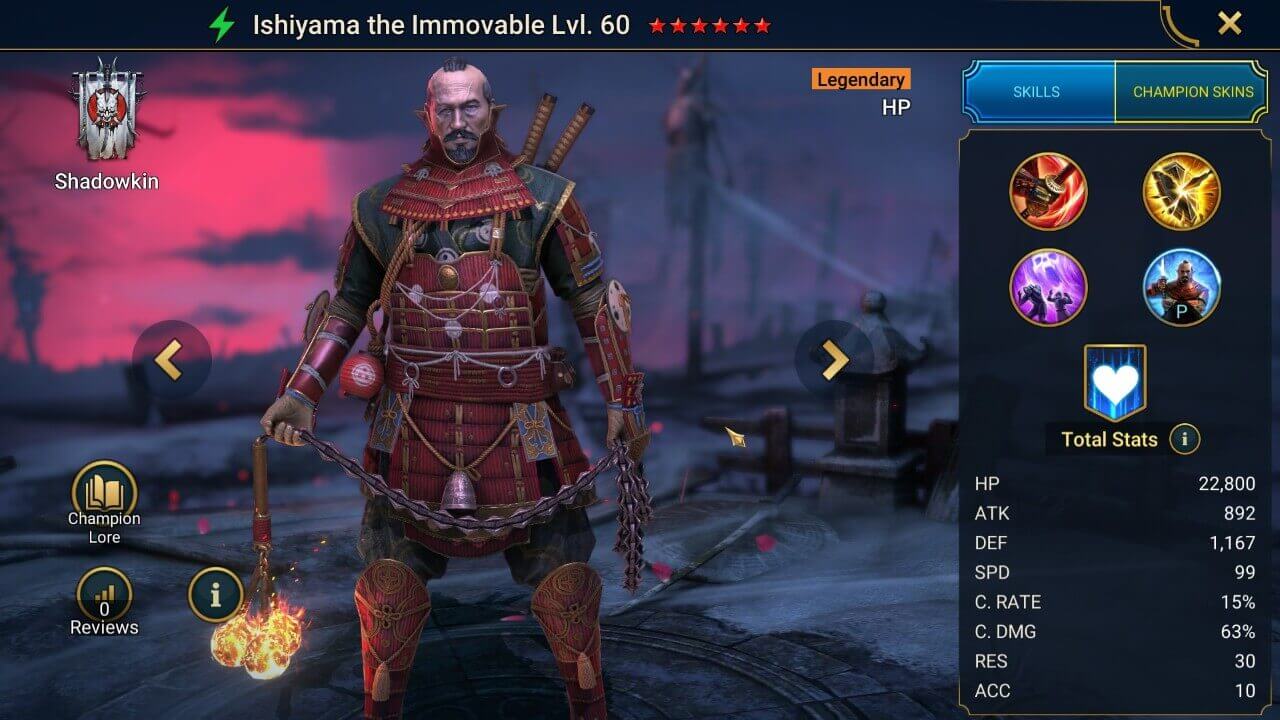 Ishiyama The Immovable