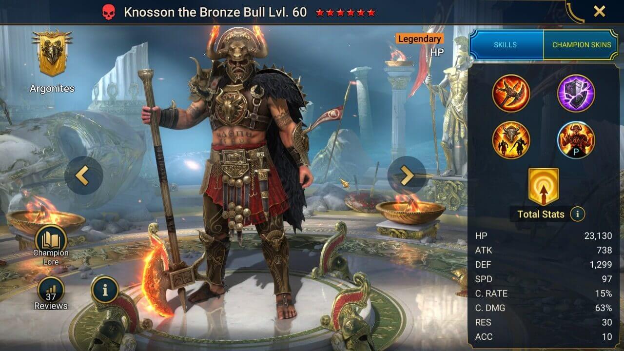 Knosson the Bronze Bull