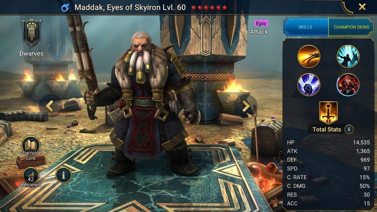 Maddak, Eyes of Skyiron